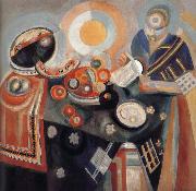 Delaunay, Robert Tall Portuguese-s fem oil